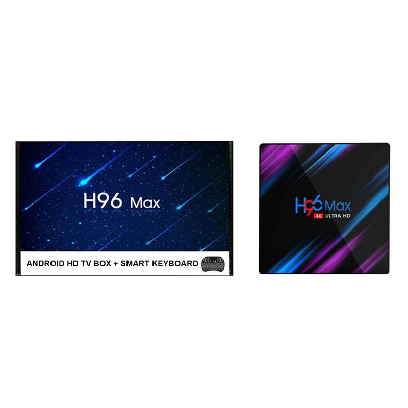 اندروید باکس اچ96 مدل مکس 4/64 - 3318 به همراه کیبورد هوشمند