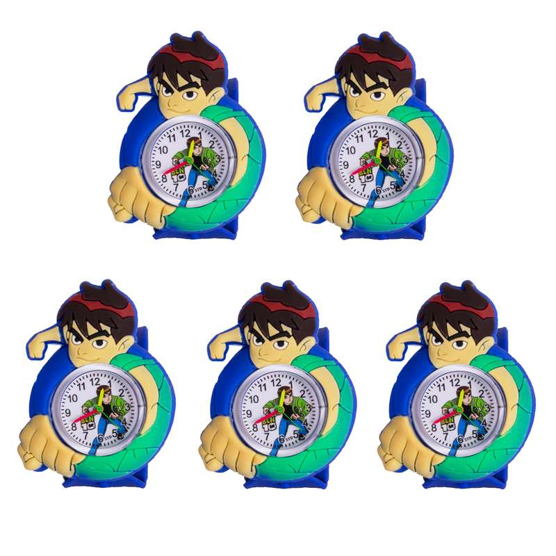 ساعت مچی عقربه ای پسرانه مدل ma58 بسته 5 عددی ساعت مچی عقربه ای پسرانه مدل ma58 بسته 5 عددی