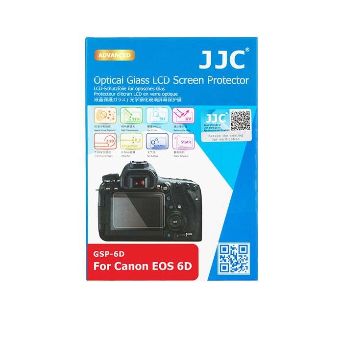محافظ صفحه نمایش دوربین جی جی سی مدل GSP-6D مناسب برای دوربین کانن EOS 6D بسته 3 عددی محافظ صفحه نمایش دوربین جی جی سی مدل GSP-6D مناسب برای دوربین کانن EOS 6D بسته 3 عددی