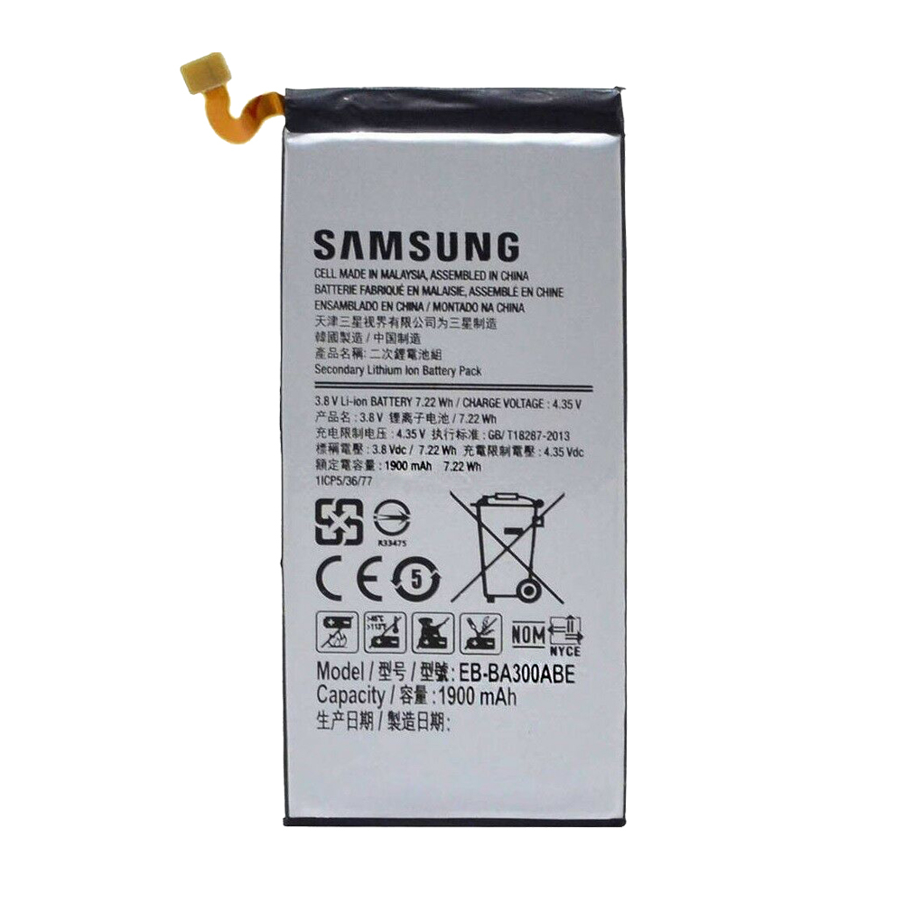 باتری موبایل مدل EB-BA300ABE ظرفیت 1900میلی آمپر ساعت مناسب برای گوشی موبایل سامسونگ Galaxy A3