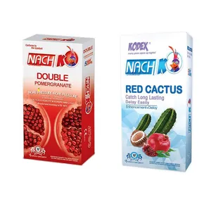کاندوم کدکس مدل Pomegrante بسته 12عددی به همراه کاندوم کدکس مدل Red Cactus بسته 12 عددی