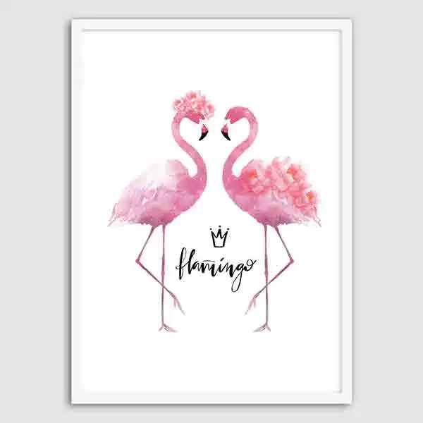 تابلو سالی وود عشق فلامینگو کد T160905