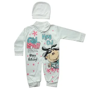 ست سرهمی و کلاه نوزاد مدل PK-DJ805