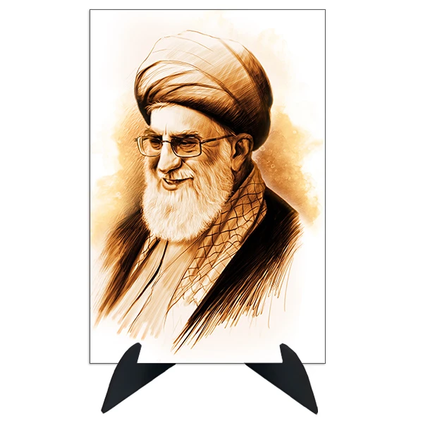 تابلو شاسی رومیزی طرح رهبر سید علی خامنه ای مدل AG-245
