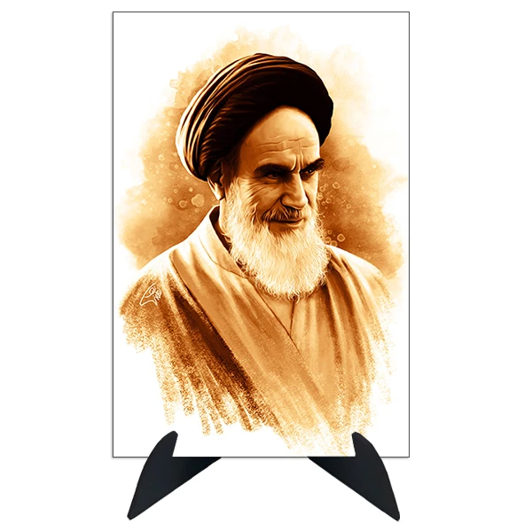 تابلو شاسی رومیزی طرح امام خمینی مدل AG-247