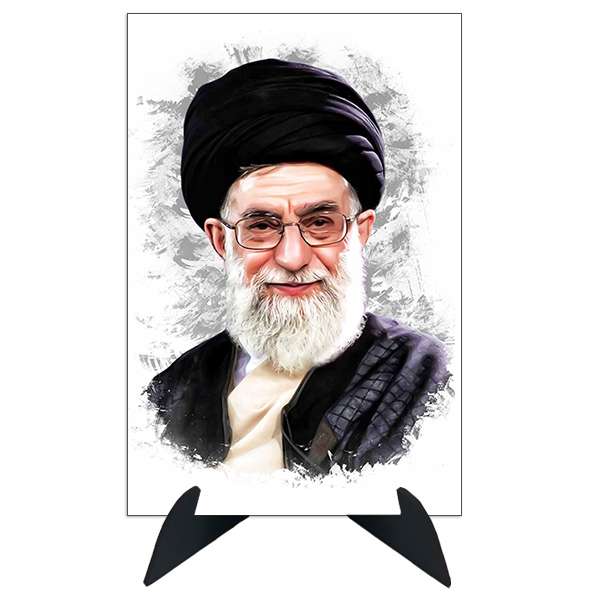 تابلو شاسی رومیزی طرح رهبر سید علی خامنه ای مدل AG-249