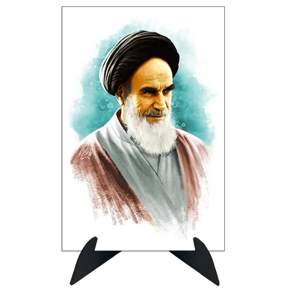 تابلو شاسی رومیزی طرح امام خمینی مدل AG-262
