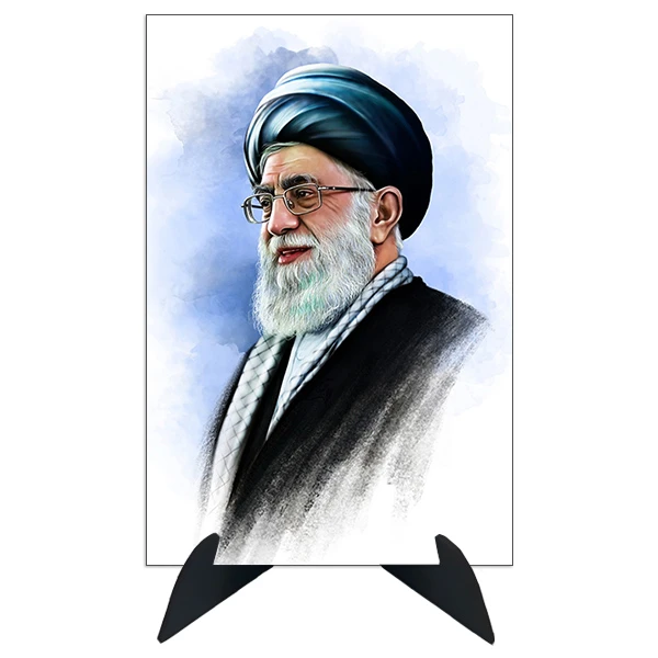 تابلو شاسی رومیزی طرح رهبر سید علی خامنه ای مدل AG-263