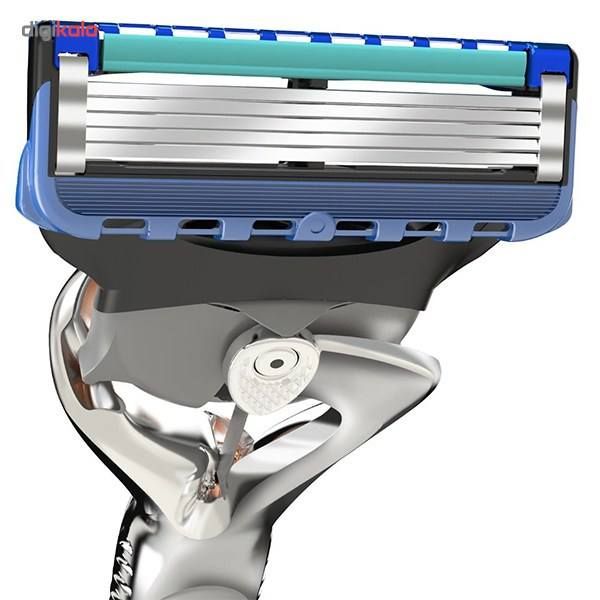 خود تراش ژیلت مدل Fusion Proglide Flexball به همراه تیغ یدک -  - 2