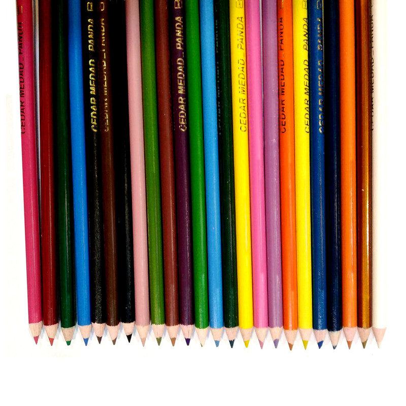 مداد رنگی 24 رنگ پاندا مدل ساحل