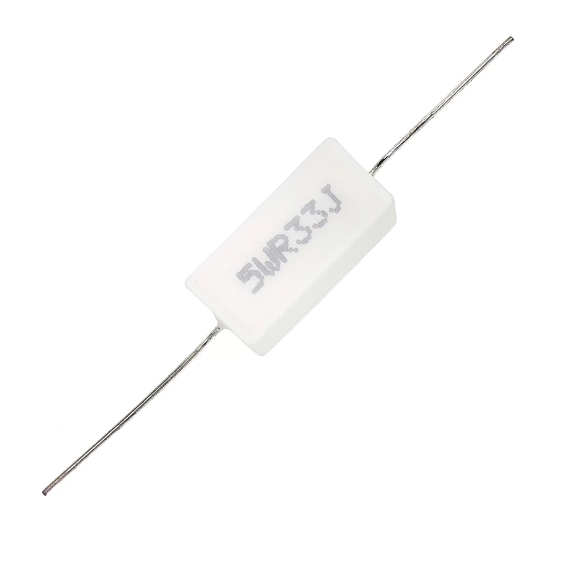 مقاومت آجری 0.33 اهم کد 5W-33 بسته 5 عددی