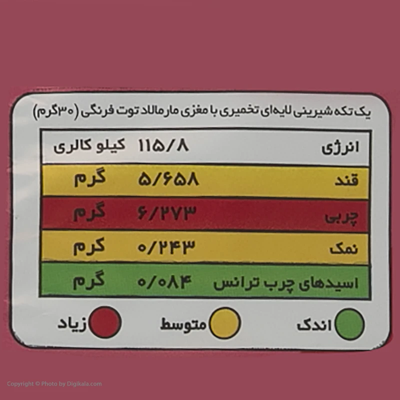  کروسان توت فرنگی پچ پچ - 50 گرم عکس شماره 3