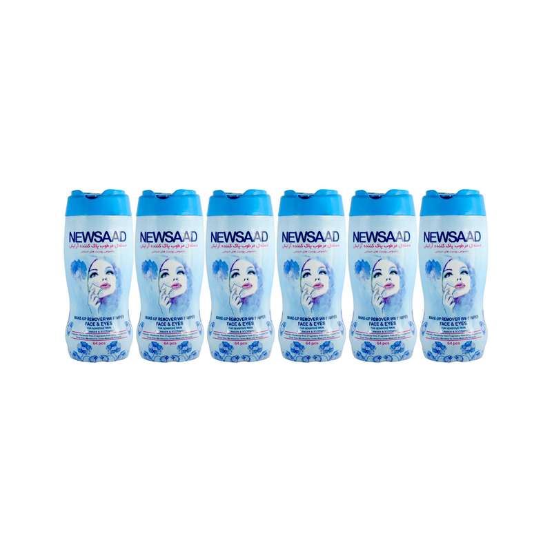 دستمال مرطوب نیوساد مدل Sensitive 6 مجموعه 6 عددی