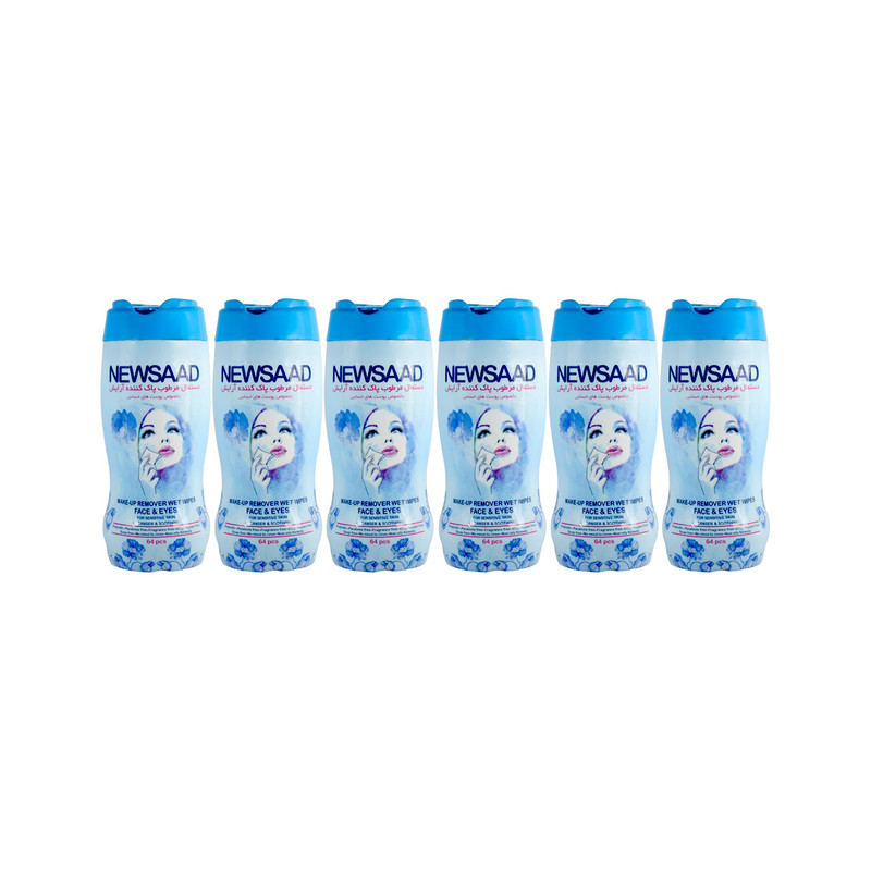 دستمال مرطوب نیوساد مدل Sensitive 6 مجموعه 6 عددی
