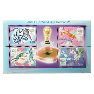 تمبر یادگاری طرح ورزشی مدل FIFA2006 کد F-56 مجموعه 4 عددی