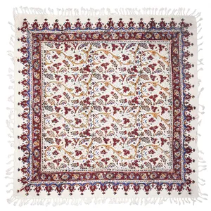 رومیزی قلمکار مدل میخک کد 016