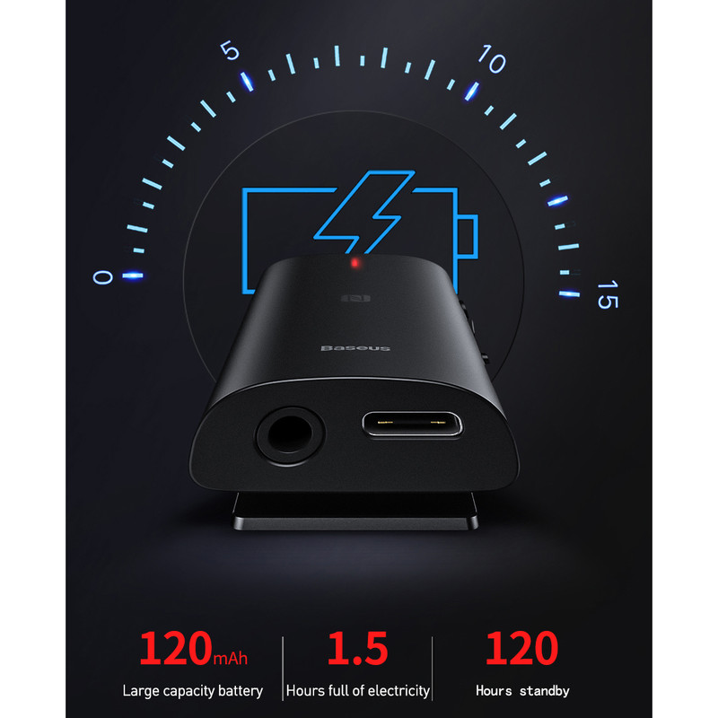 گیرنده بلوتوث صدا باسئوس مدل BA03 گیرنده بلوتوث صدا باسئوس مدل BA03