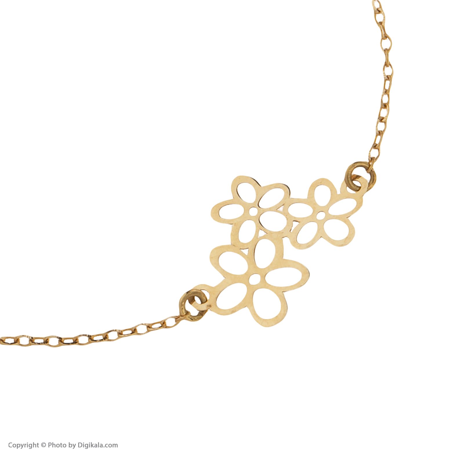 دستبند طلا 18 عیار زنانه کانیار گالری کد 1512 -  - 3