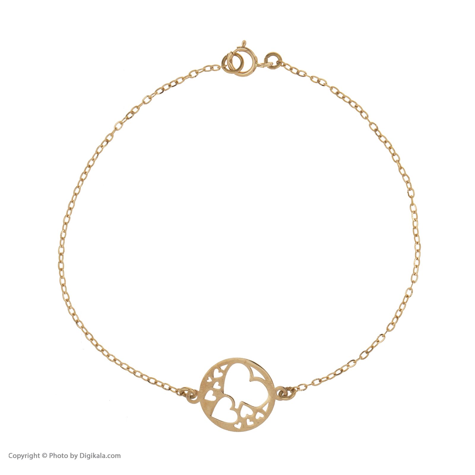 دستبند طلا 18 عیار زنانه کانیار گالری کد 1515 -  - 2