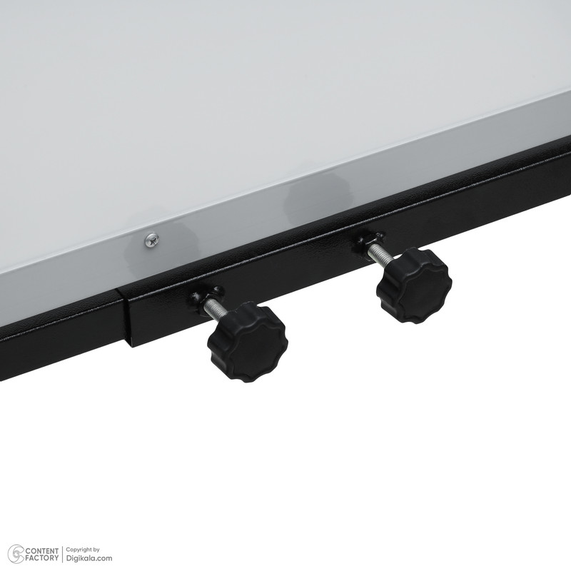 تخته وایت برد آسا برد مدل دورو سایز 90x150 سانتی متر به همراه پایه نگهدارنده