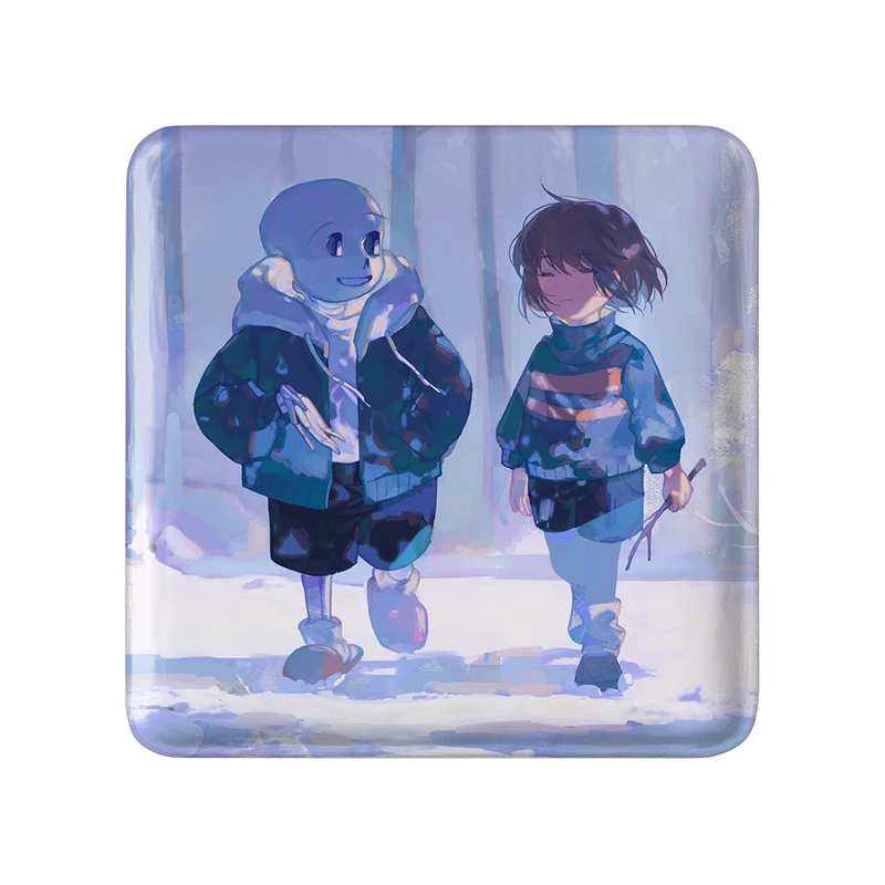 مگنت خندالو طرح بازی آندرتیل (Undertale) مدل مربعی کد 31728