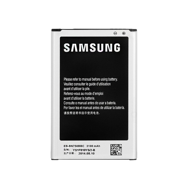 تصویر باتری موبایل مدل EB-BN750BBC ظرفیت 3100میلی آمپر ساعت مناسب برای گوشی موبایل سامسونگ Galaxy Note 3 Neo Mini