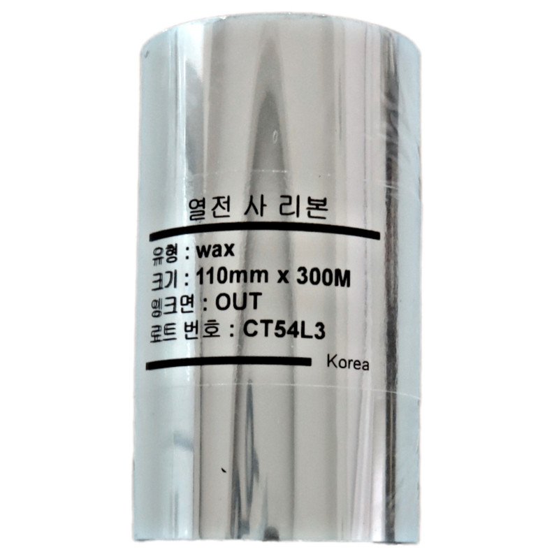 ریبون پرینتر لیبل زن مدل WAX 110mm x 300M