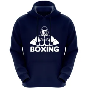 هودی مردانه طرح BOXING کد F399 رنگ سرمه ای