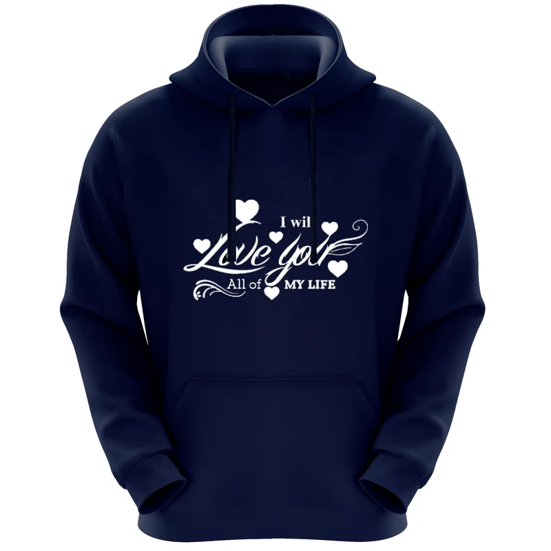 هودی زنانه طرح love you کد F174