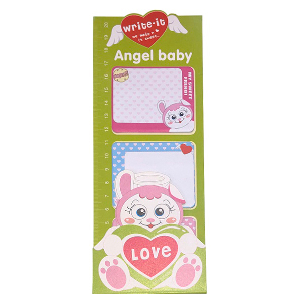 کاغذ یادداشت طرح خرگوش کد 758 مجموعه 3 عددی