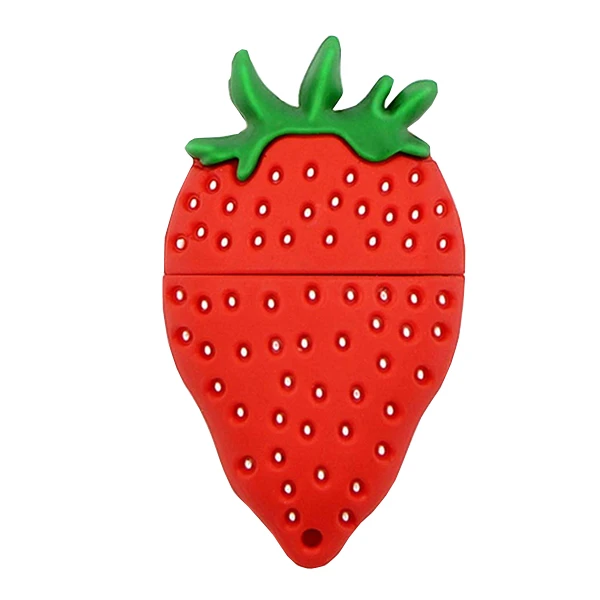 فلش مموری طرح توت فرنگی مدل Ul-Pv-Strabe01 ظرفیت64گیگابایت