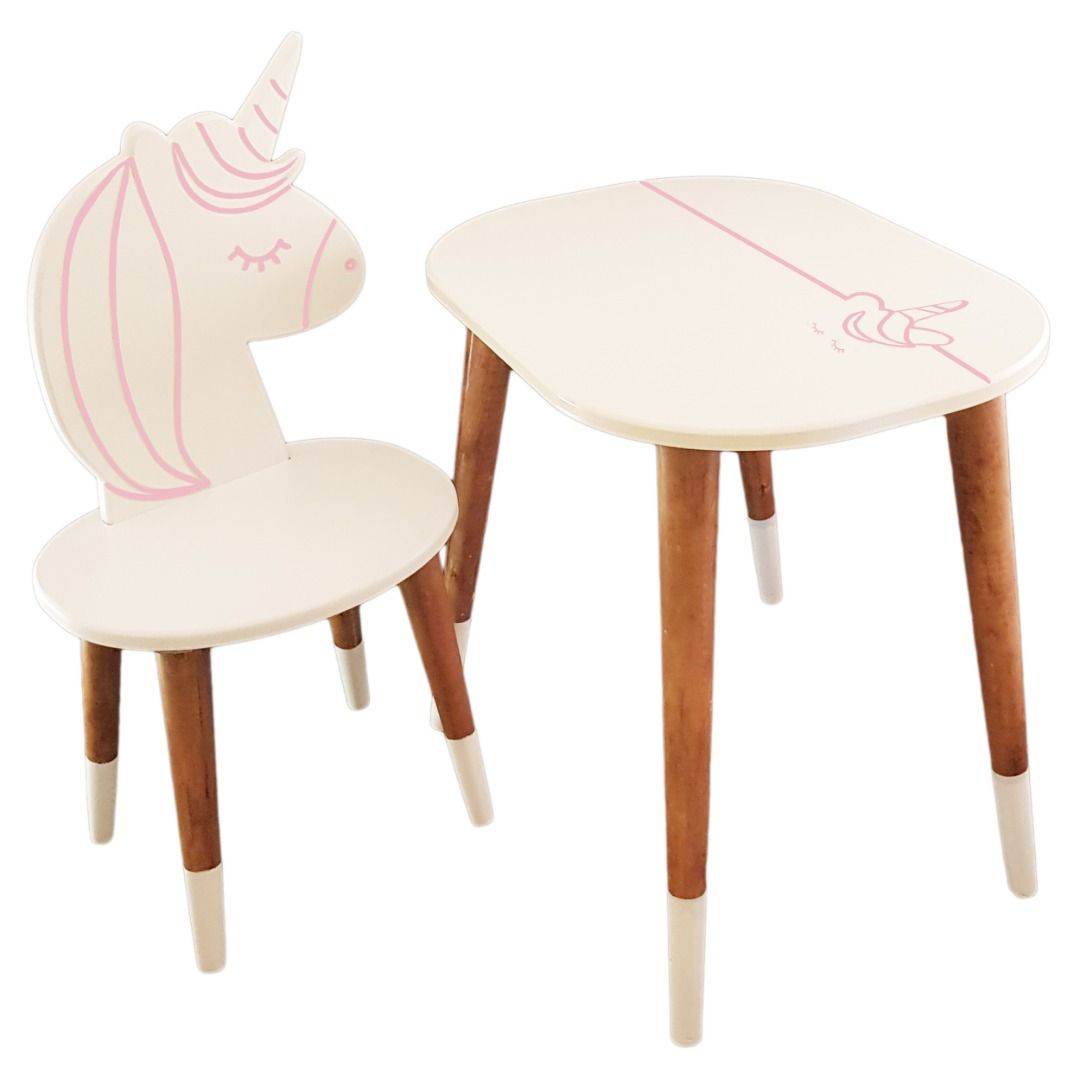 ست میز و صندلی کودک مدل Unicorn