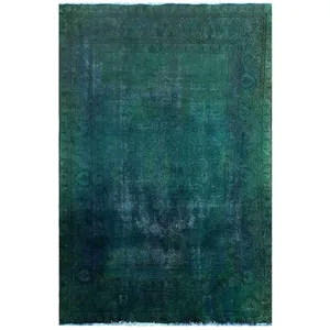 فرش دستباف رنگ شده هفت و نیم متری مدل SRV-75G1