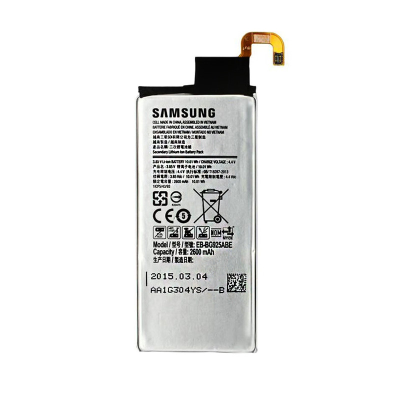 باتری موبایل مدل EB-BG925ABE ظرفیت 2600 میلی آمپر ساعت مناسب برای گوشی موبایل سامسونگ Galaxy S6 Edge
