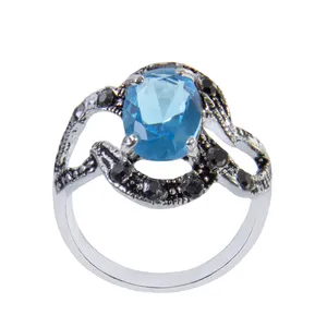 انگشتر نقره زنانه بازرگاني ميلادي  کد AW_096