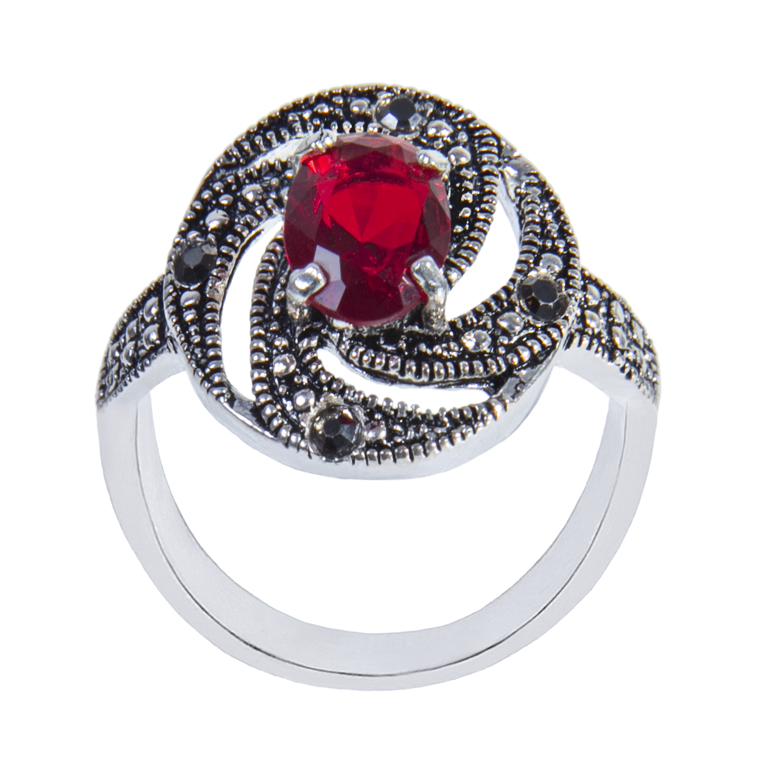 انگشتر نقره زنانه بازرگاني ميلادي  کد AW_098