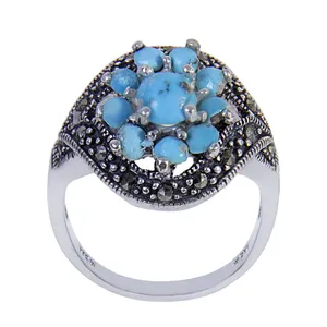  انگشتر نقره زنانه بازرگاني ميلادي  کد AW_099