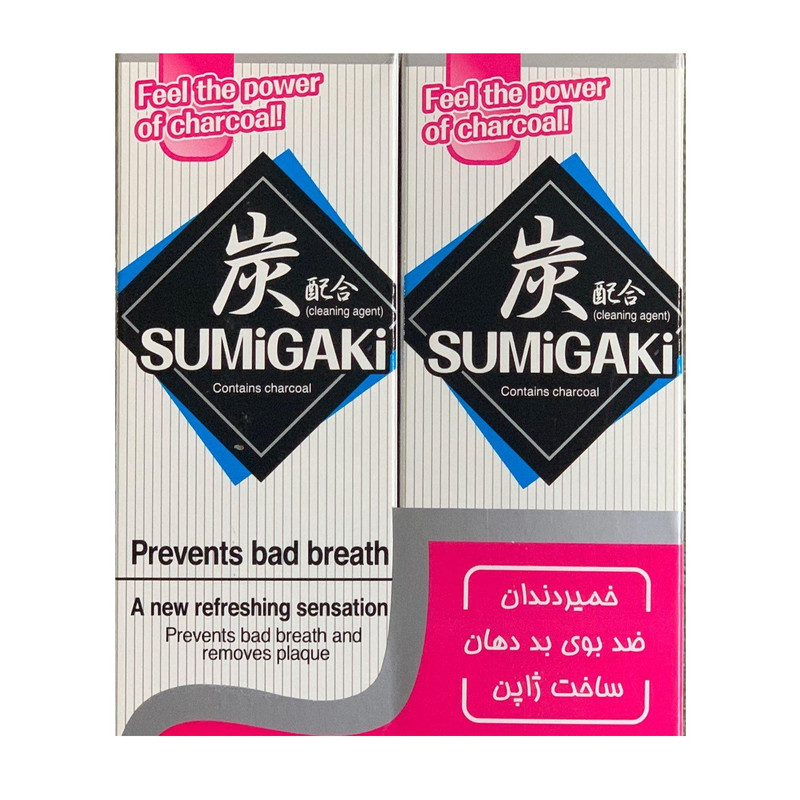 خمیر دندان کوبایاشی مدل Sumigaki حجم 100 میلی لیتر مجموعه 2 عددی