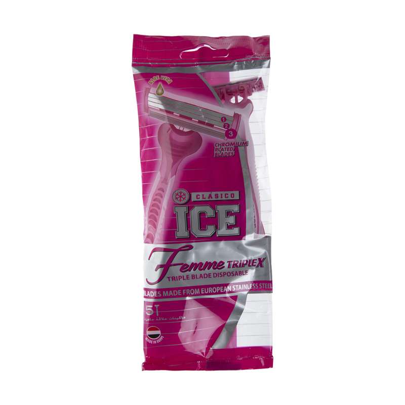 خود تراش آیس مدل Femme Triplex بسته 5 عددی خود تراش آیس مدل Femme Triplex بسته 5 عددی