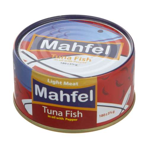 تن ماهی در روغن با فلفل محفل - 180 گرم