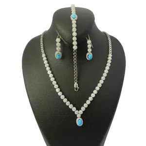 نیم ست نقره زنانه کد 044