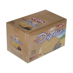 بیسکوئیت کرمدار دایجستیو کوپا با طعم کاپوچینو - 75 گرم بسته 24 عددی 