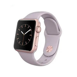  ساعت هوشمند اپل واچ سری 1 مدل 38mm Rose Gold Aluminum Case with Lavender Sport Band 