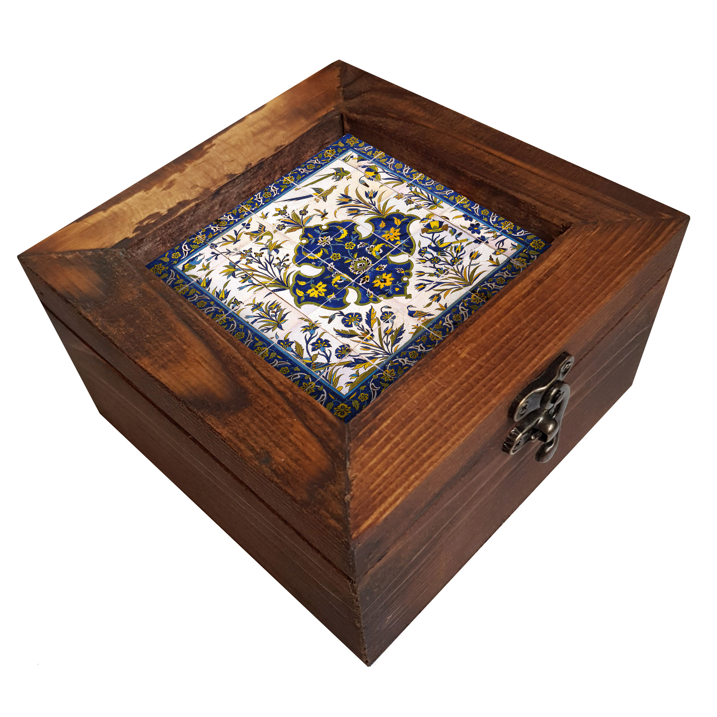  جعبه هدیه چوبی کد A18