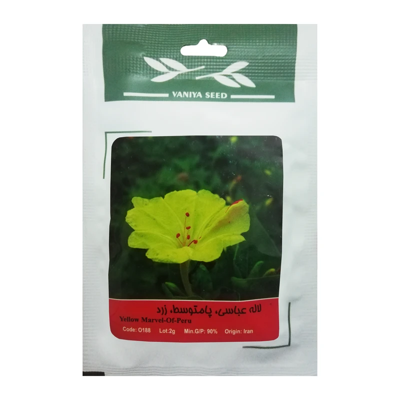  بذر لاله عباسی پا متوسط زرد وانیا سید مدل O188
