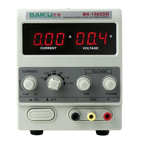 منبع تغذیه 15 ولت 2 آمپر باکو مدل BK-1502DD