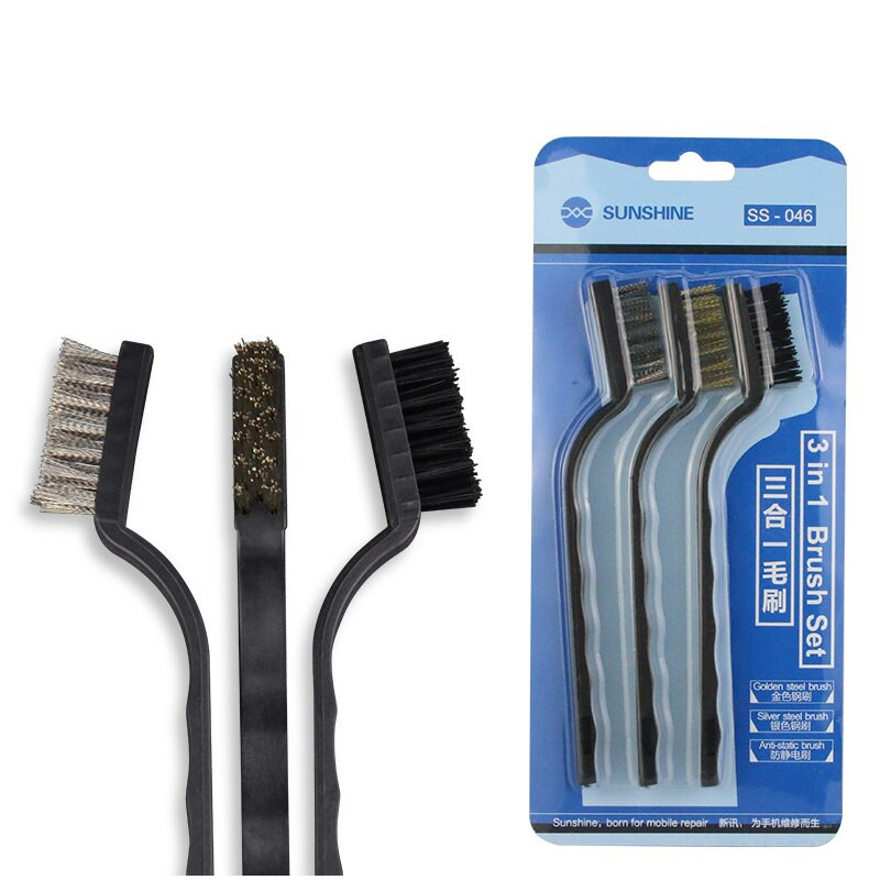 فرچه آنتی استاتیک سانشاین مدل SS-046 مجموعه 3 عددی