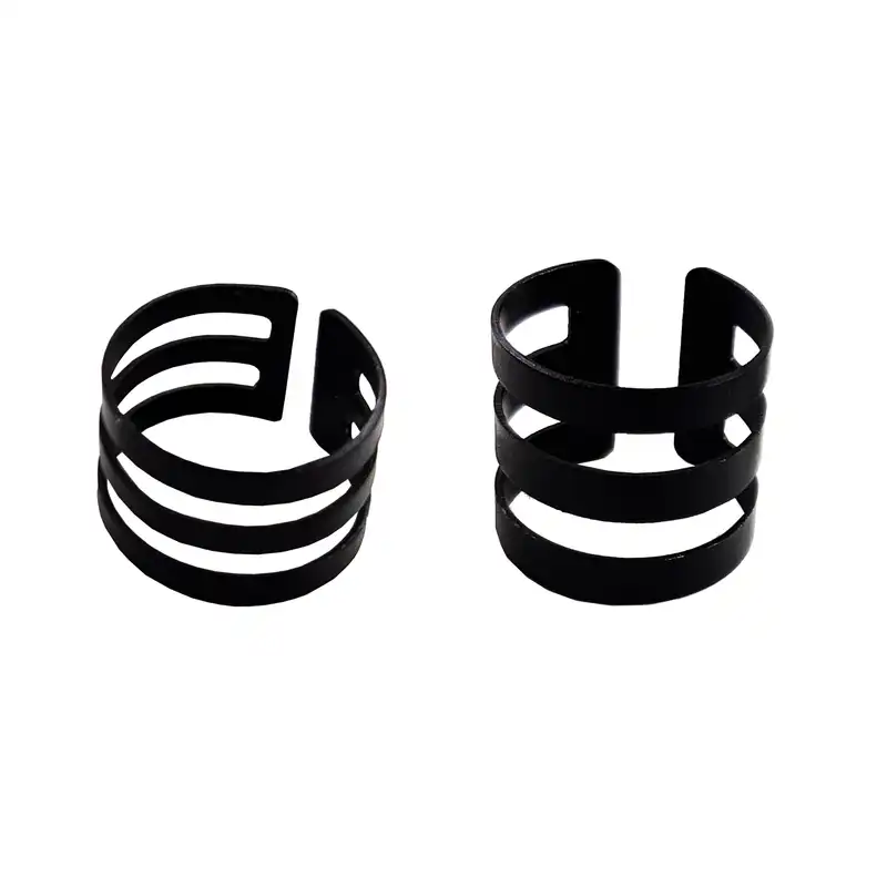 انگشتر زنانه طرح xo کد R0508 مجموعه 5 عددی