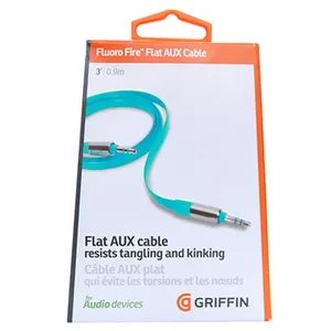 کابل AUX گریفین مدل Fluoro Fire طول 0.9 متر