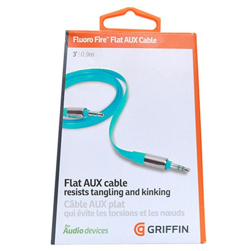 کابل AUX گریفین مدل Fluoro Fire طول 0.9 متر